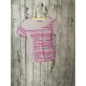 Moody Tiger Graphic T-shirt for Women Size 12 Pink Short Sleeve Top